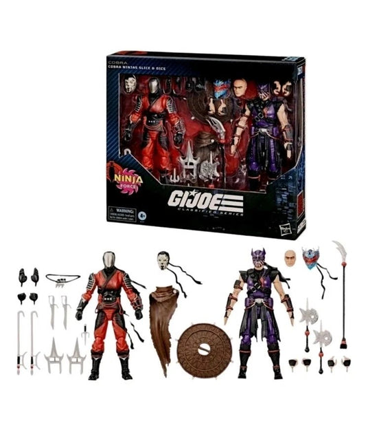 1/12 Scale G.I. Joe Classified Cobra Ninjas Slice and Dice #160