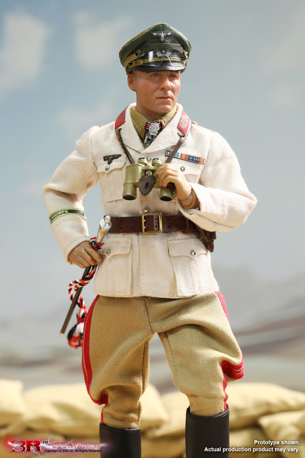 1/12 Scale Erwin Rommel, The Desert Fox - NIB DID 3R TG80004