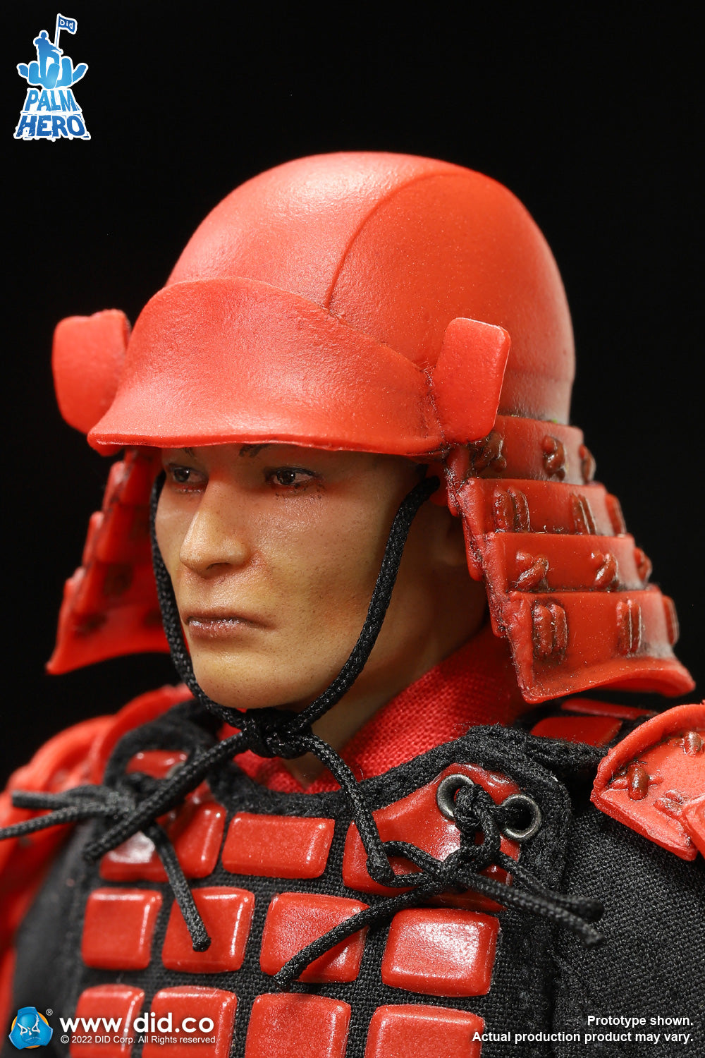 1/12 Scale Palm Hero Series Japan Sengoku Soldier (Red) - NIB DID XJ80016A