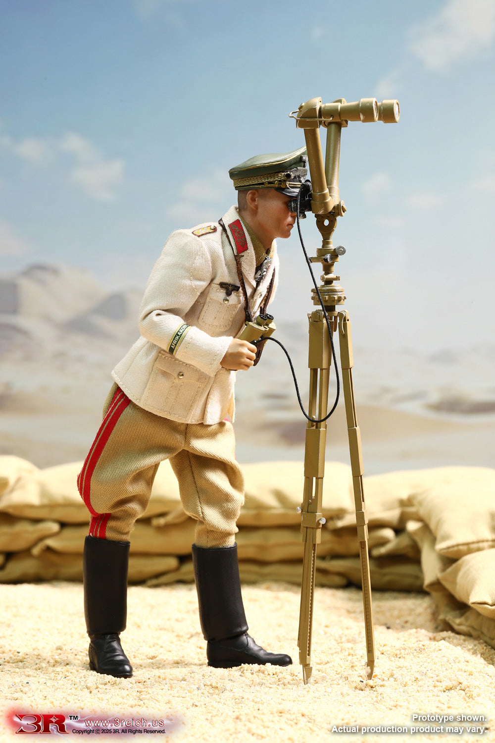 1/12 Scale Erwin Rommel, The Desert Fox - NIB DID 3R TG80004