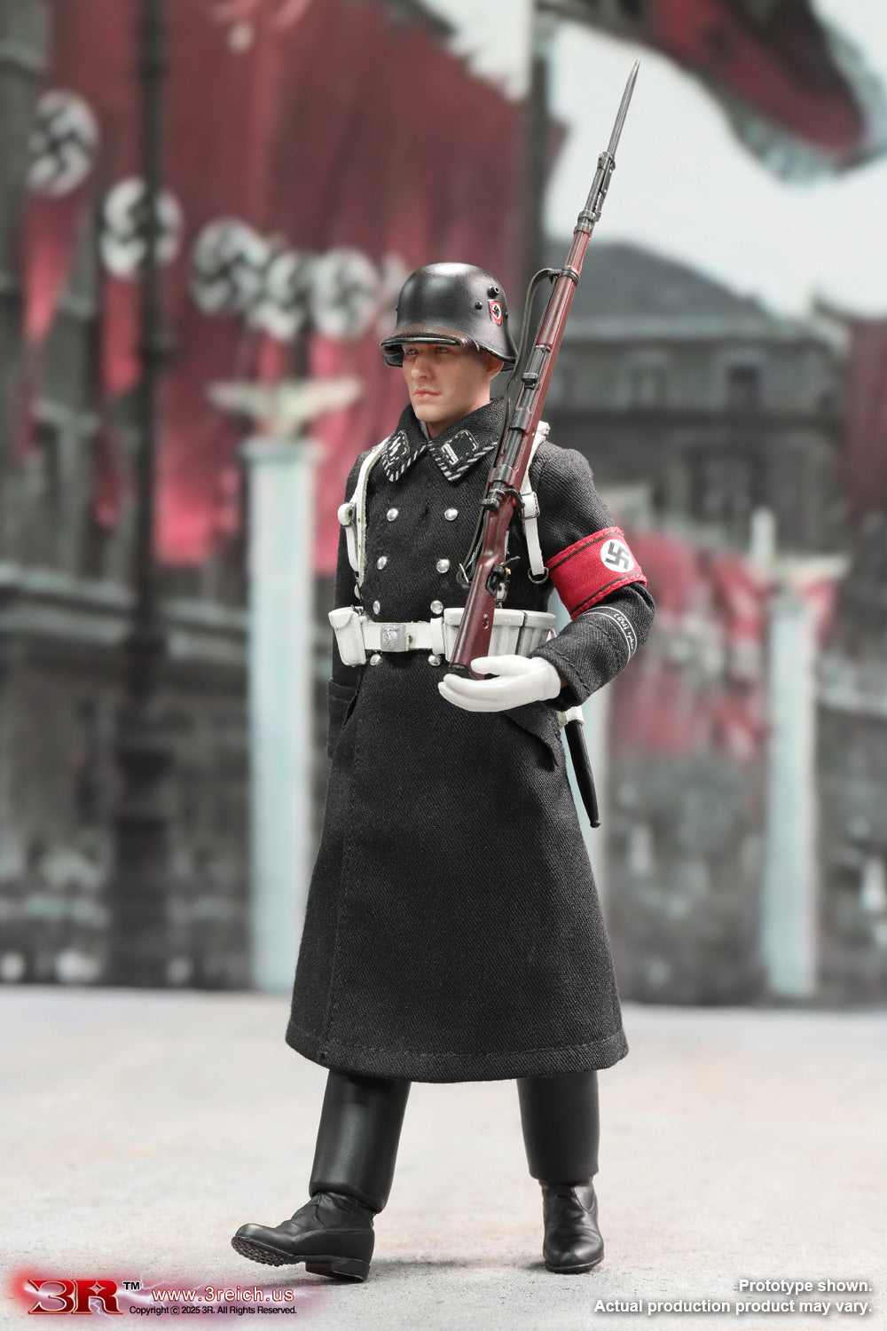 1/12 Scale WWII German SS Honor Guard Aaron - NIB DID 3R TG80007