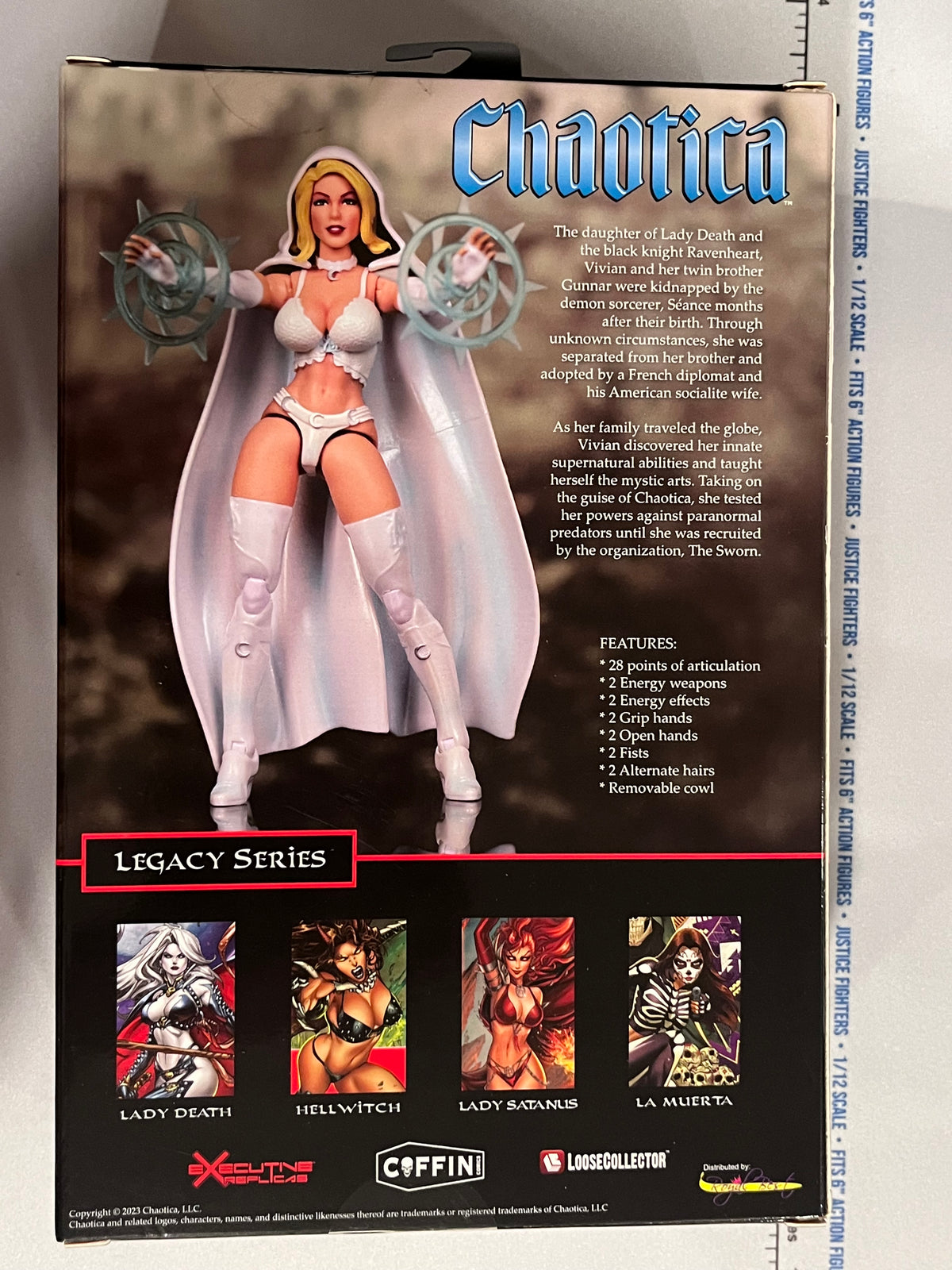 1/12 Scale Executive Replicas CHAOTICA 6in Action Figure - NIB Executive Replicas ER-LC-CHA