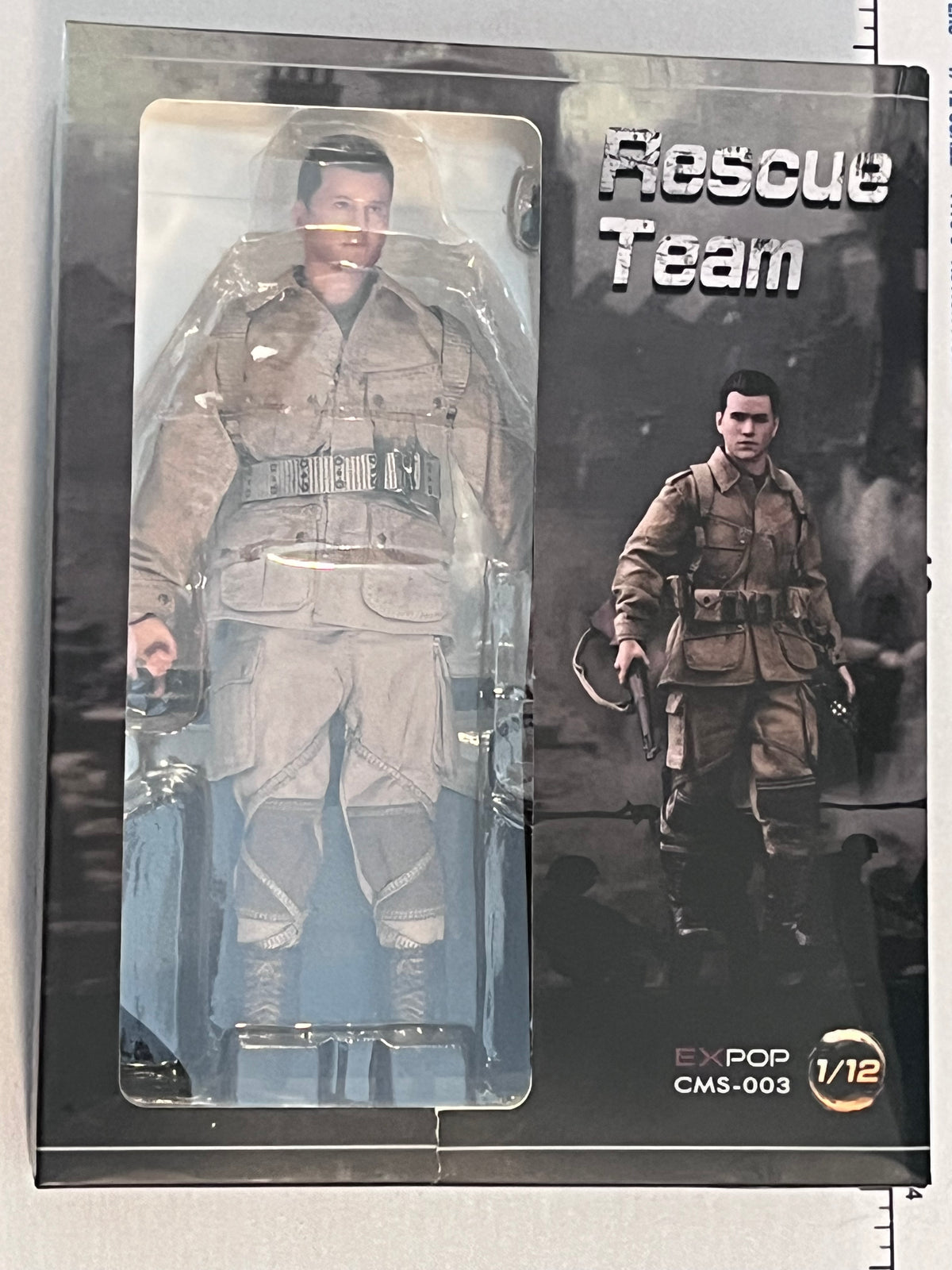 1/12 Scale WWII US Army Paratrooper Rescue Team - NIB POP TOYS