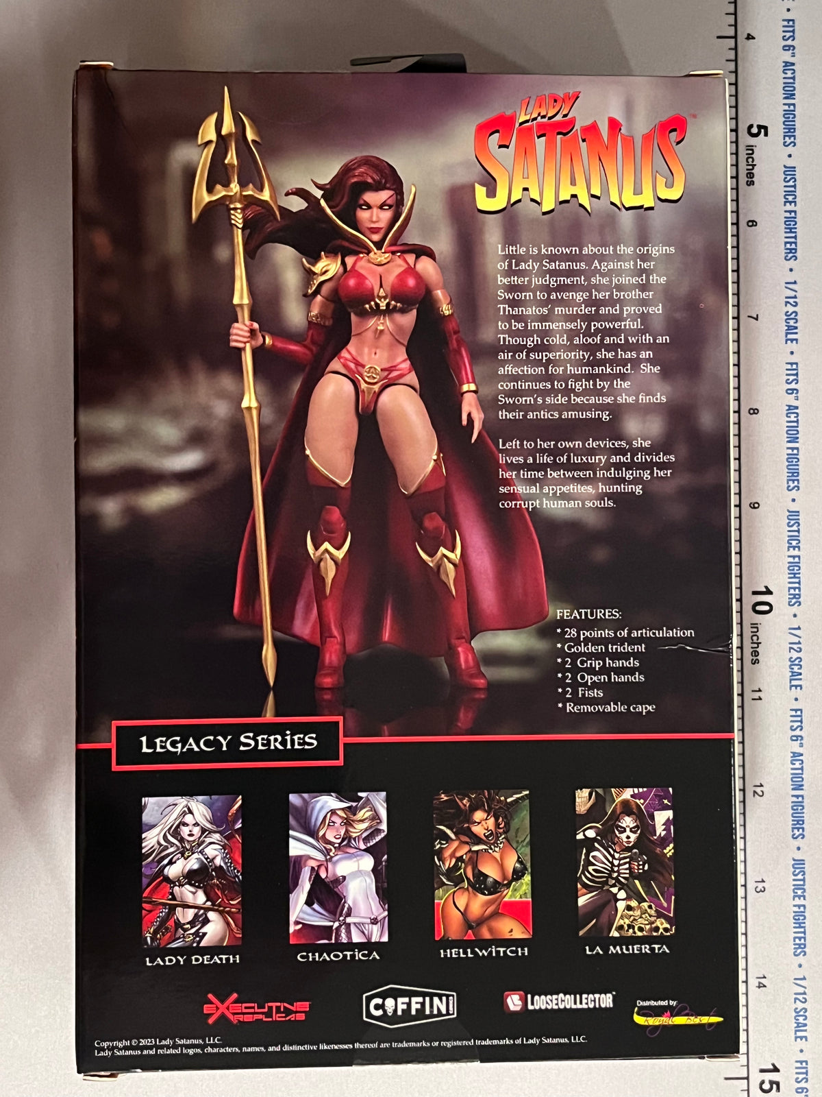 1/12 Scale Executive Replicas LADY SATANUS 6in Action Figure - NIB Executive Replicas ER-LC-LS