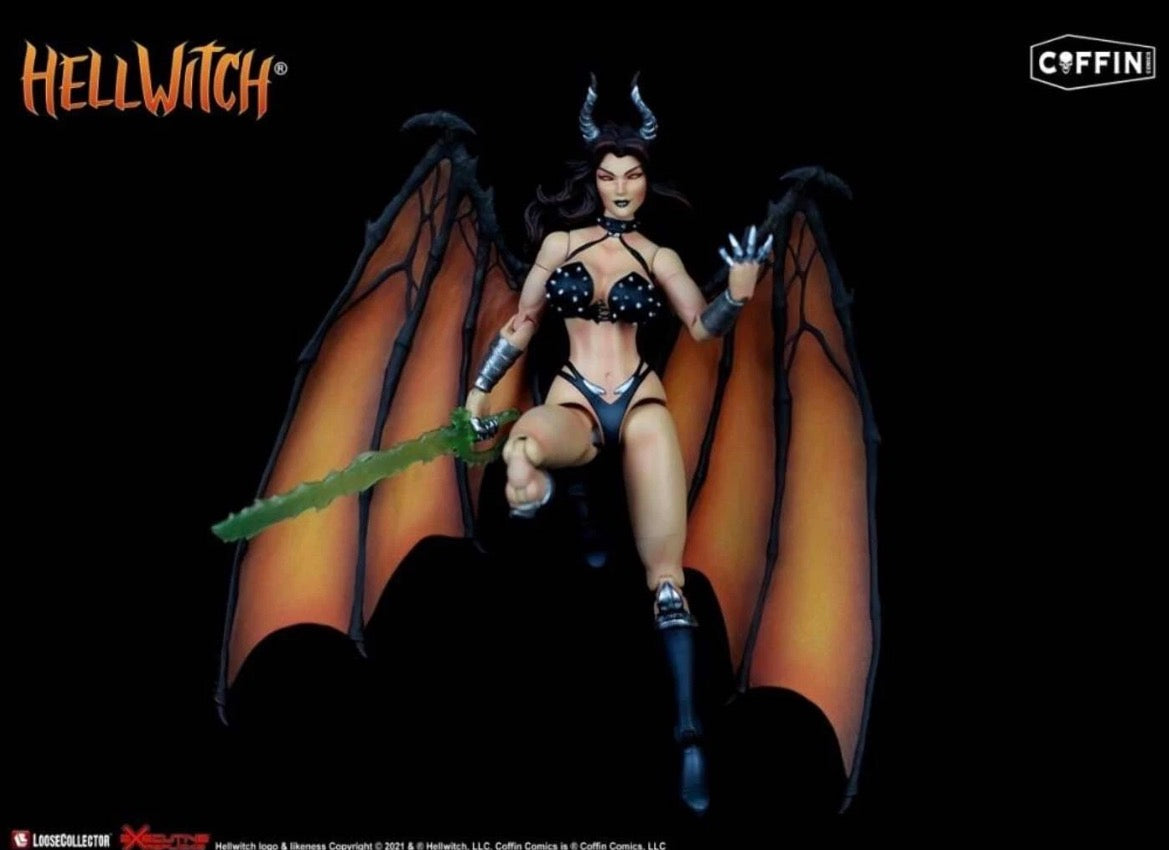 1/12 Scale Executive Replicas × Coffin Comics - Hellwitch - NIB Executive Replicas - ERLCLMCP03 -