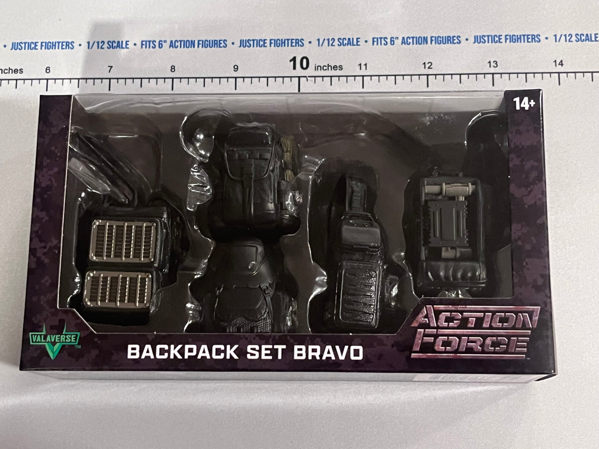1/12 Scale Green Backpack Set Bravo - NIB Valaverse