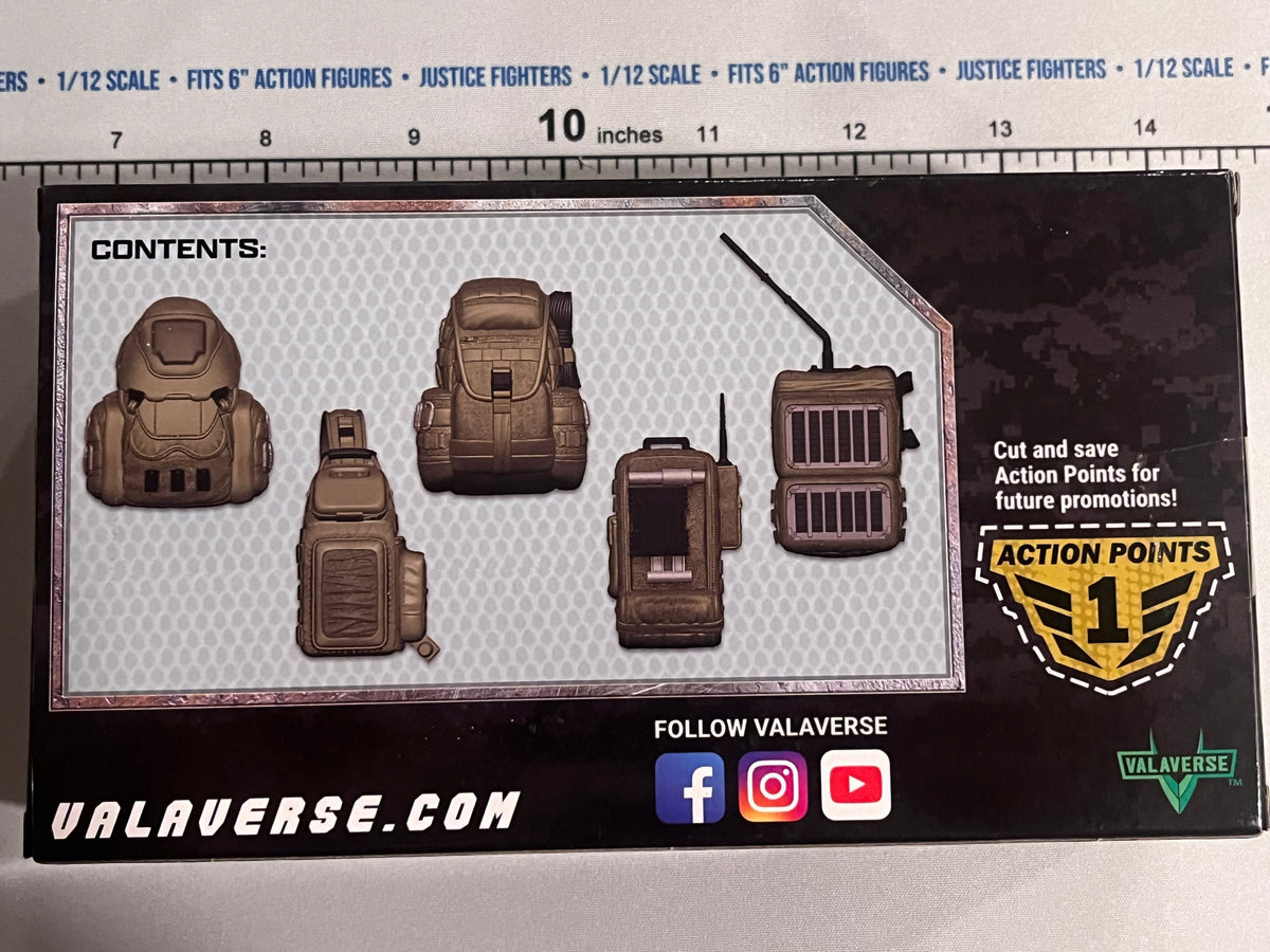 1/12 Scale Tan Backpack Set Charlie - NIB Valaverse
