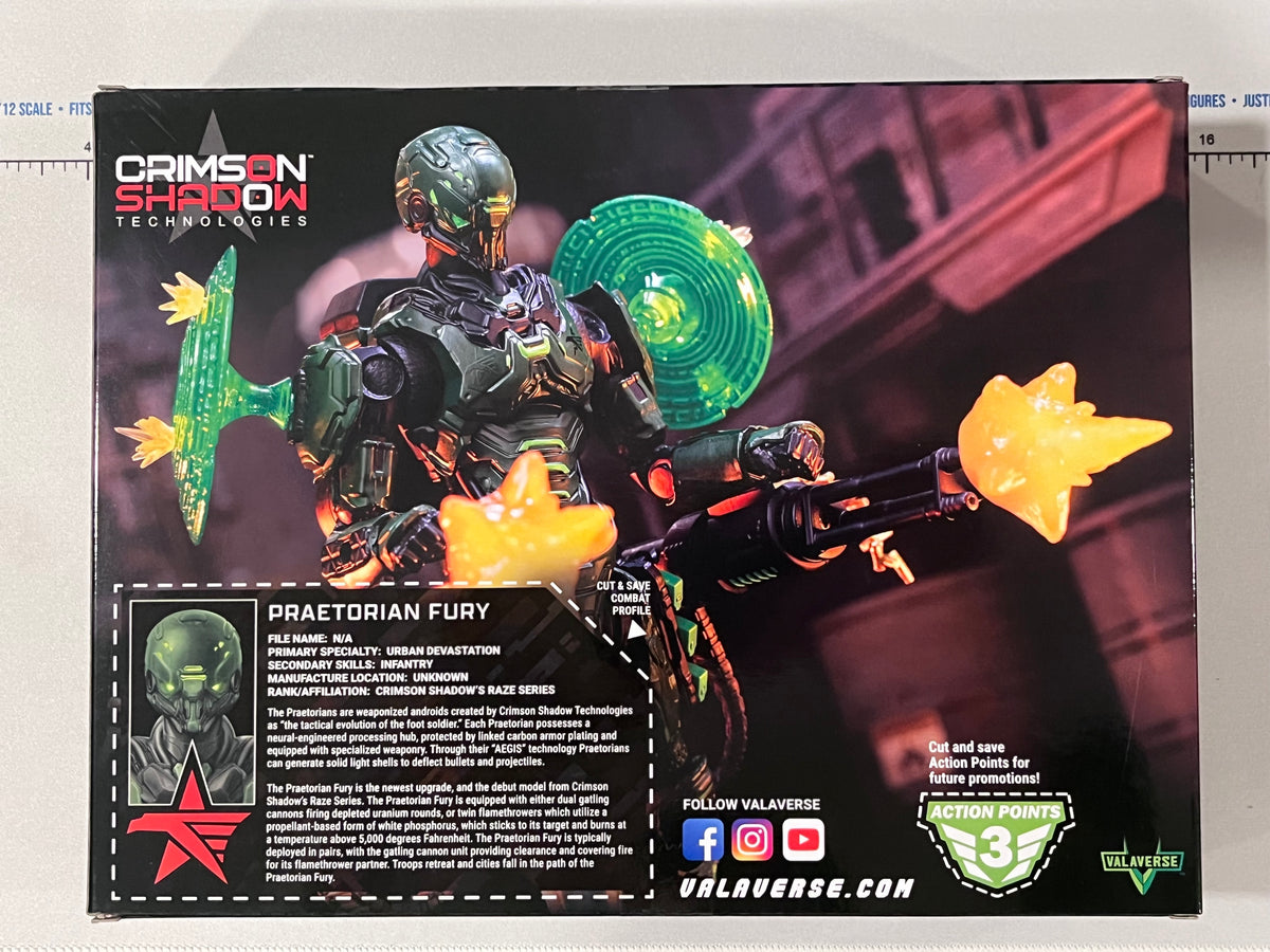 1/12 Scale Science Fiction Crimson Shadow Praetorian Fury - Valaverse