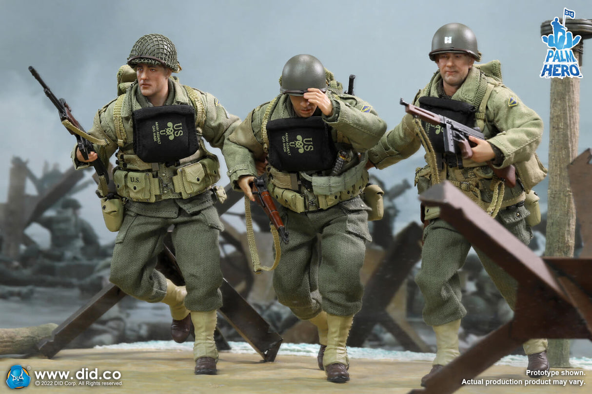 1/12 Scale Palm Hero Series WWII US 2nd Ranger Battalion Series 4 – Private First Class Reiben - NIB DID XA80012