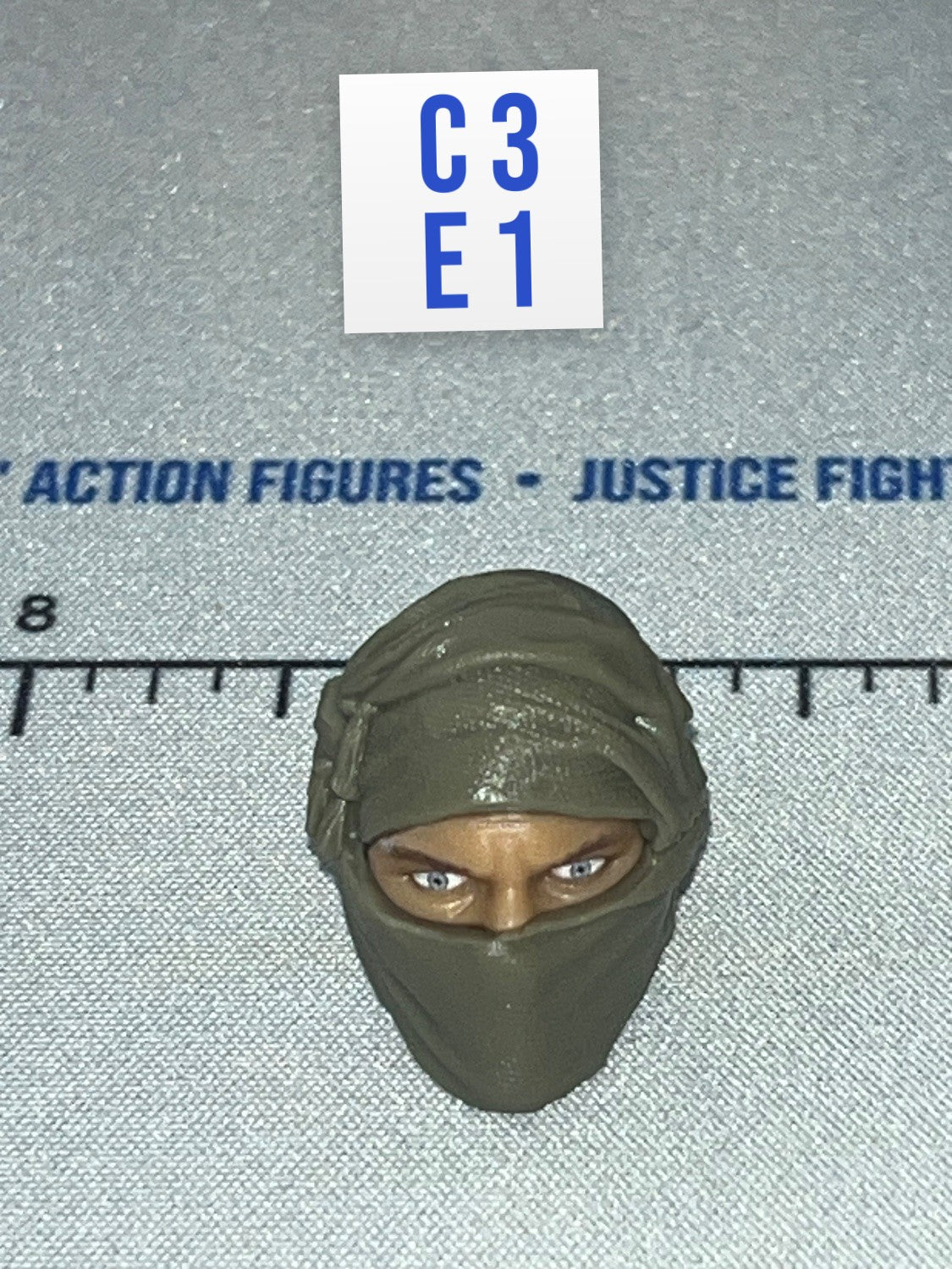 1/12 Scale Modern Era Masked Head Sculpt - The Black - Vane Valaverse