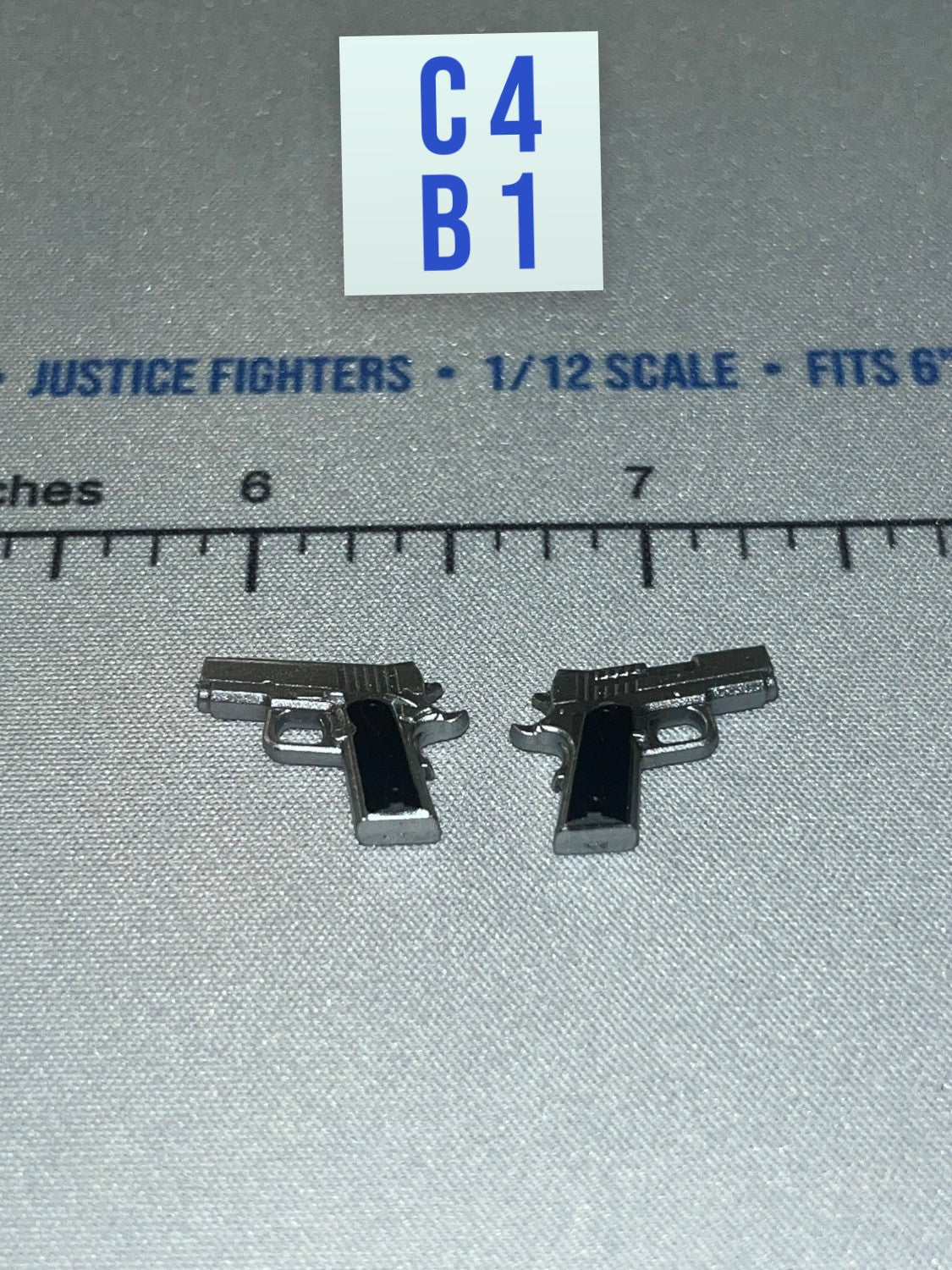 1/12 Scale Modern Era Pistol Pair - Valaverse Blackbeard - The Black