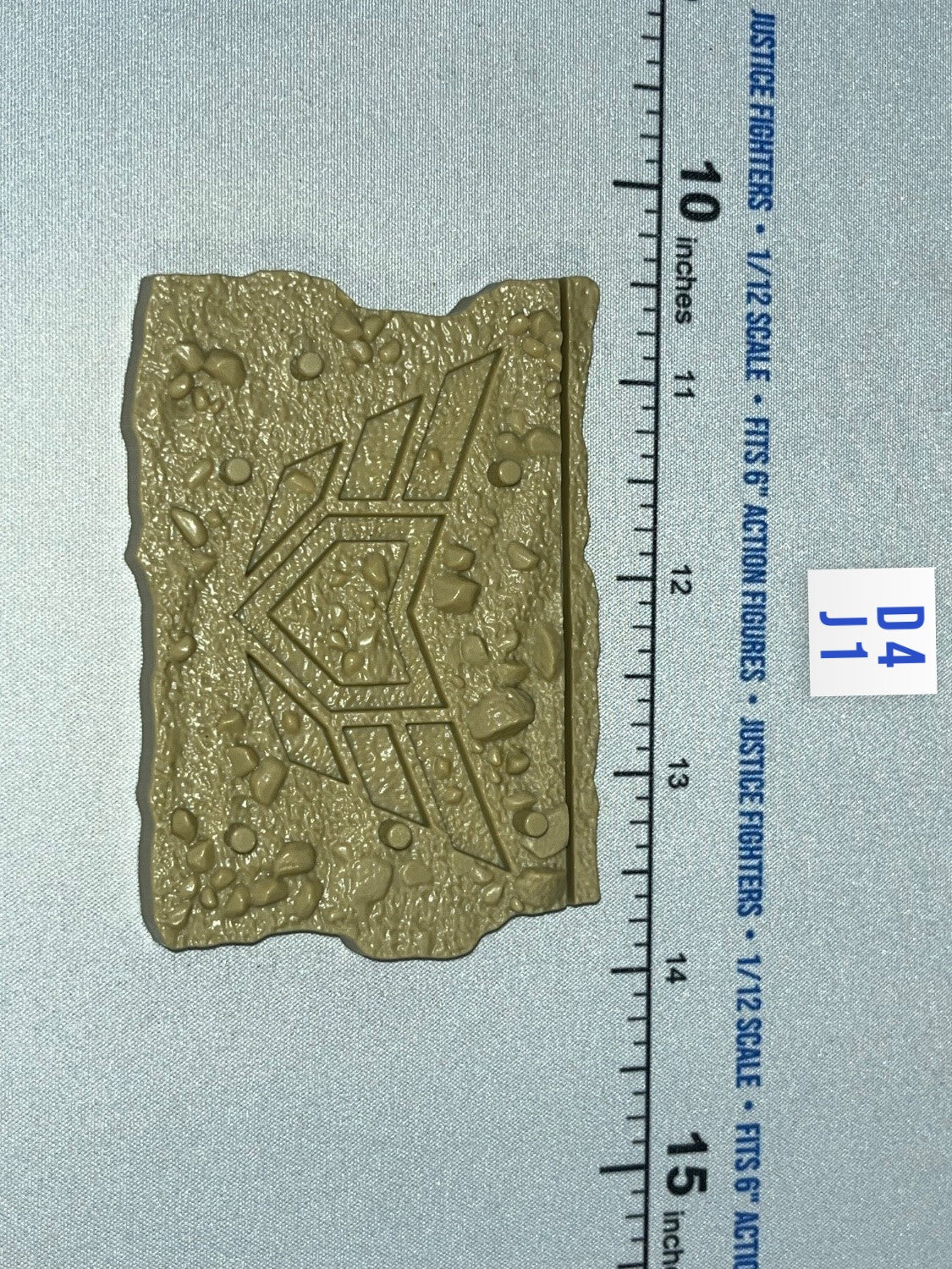 1/12 Scale Medieval Ancient Stone Tablet Diorama Base - Delta Corps - Action Force Valaverse