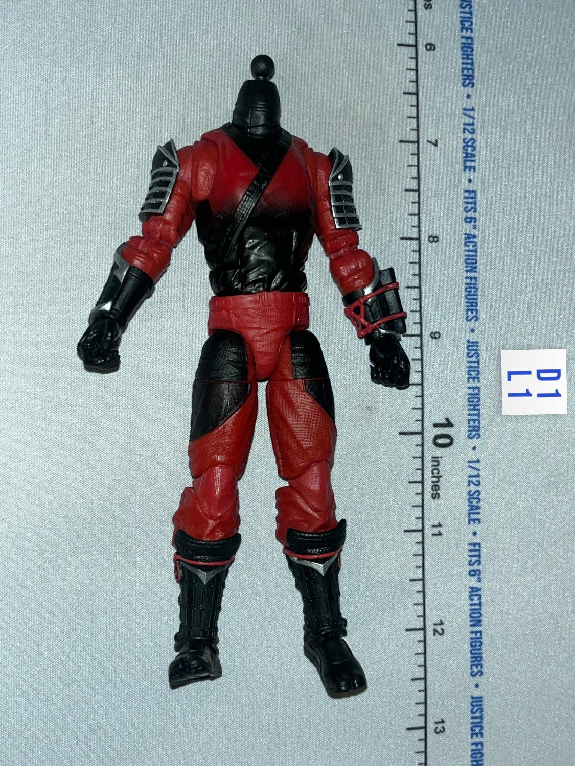 1/12 Scale Modern Era Ninja Warrior Figure Body - GI Joe Classified Cobra Ninjas #160