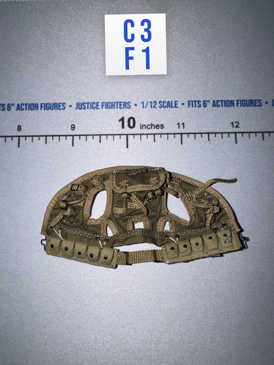 1/12 Scale WWII US Field Gear Set - WWII US Ranger Private Jackson DiD XA80009