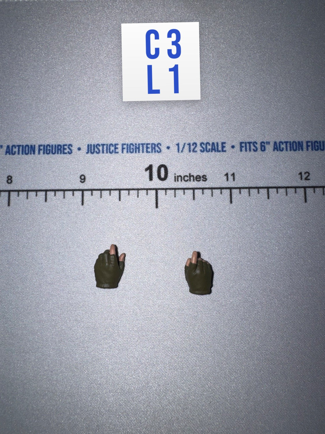 1/12 Scale Modern Era Fingerless Gloves Pair - Russian Sniper – Vasily Zaitsev XR80037