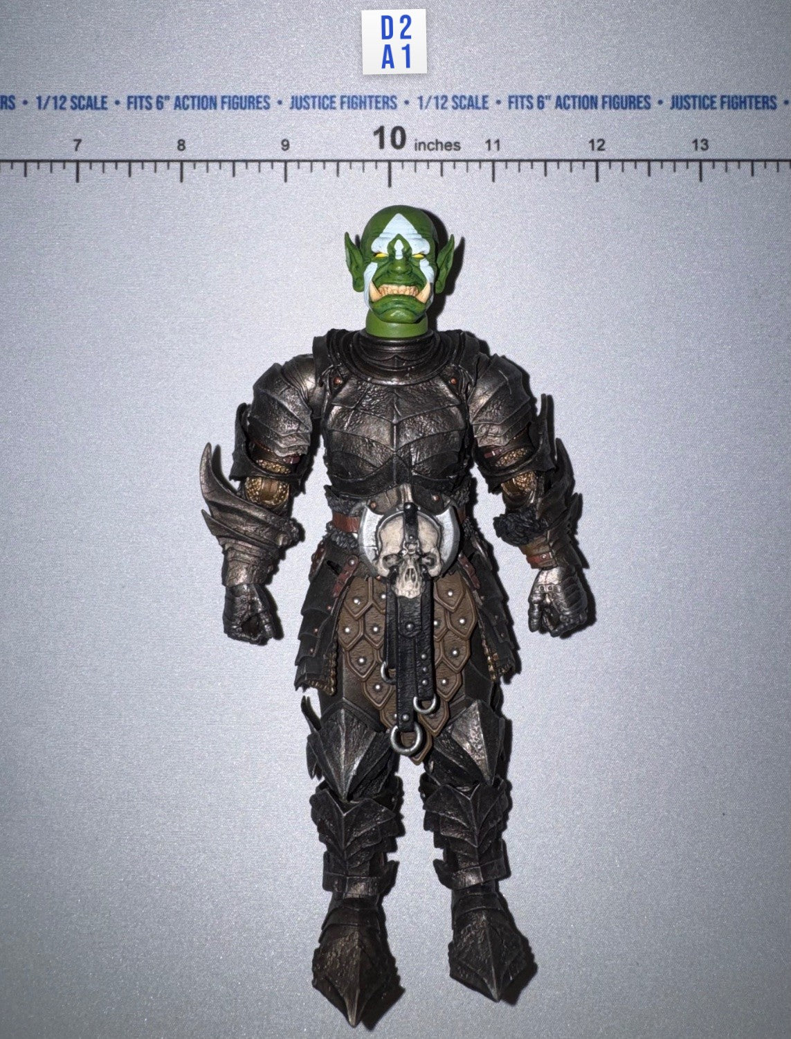 1/12 Scale Medieval Fantasy Orc Warrior Figure - Urzokk 2 - Mythic Legions Four Horsemen