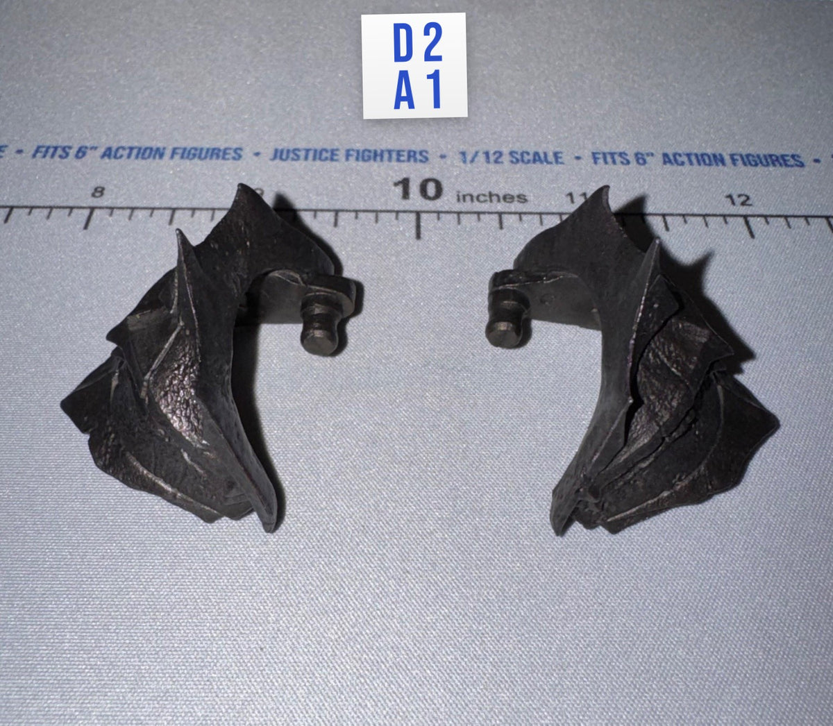 1/12 Scale Medieval Fantasy Dragon Wing Shoulder Armor Pair - Urzokk 2 - Mythic Legions Four Horsemen