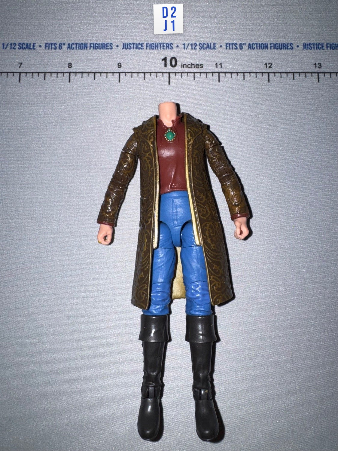 1/12 Scale Medieval Robed Figure Body with Tunic, Pants, and Boots - Forge - Dungeons and Dragons Honor Among Thieves- Hasbro