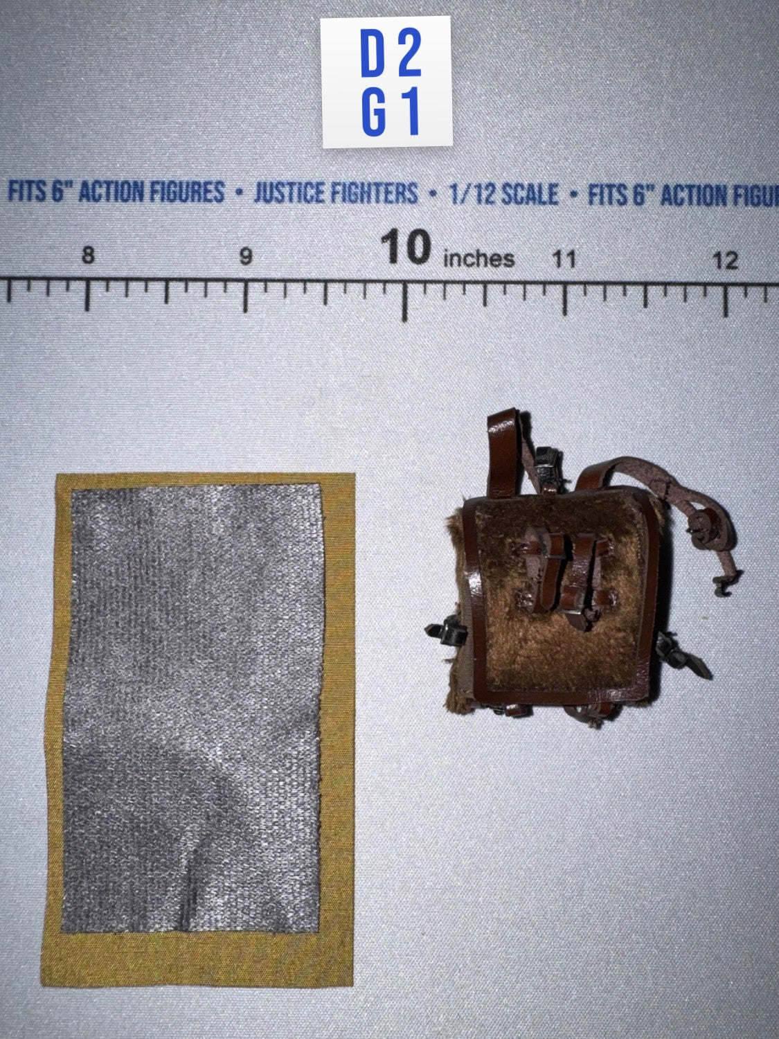 1/12 Scale WWII German Ammunition Pouches - WWII German SS Honor Guard Archard - DID 3R TG80005