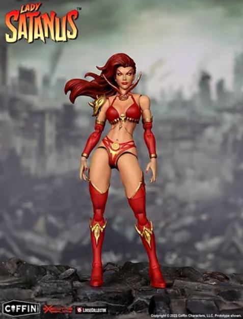 1/12 Scale Executive Replicas LADY SATANUS 6in Action Figure - NIB Executive Replicas ER-LC-LS