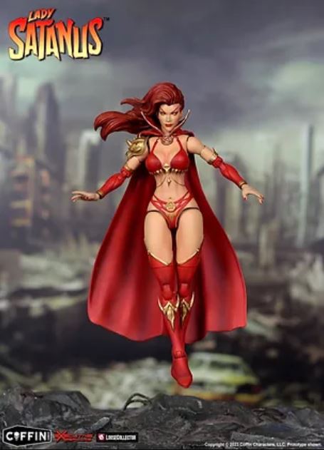 1/12 Scale Executive Replicas LADY SATANUS 6in Action Figure - NIB Executive Replicas ER-LC-LS
