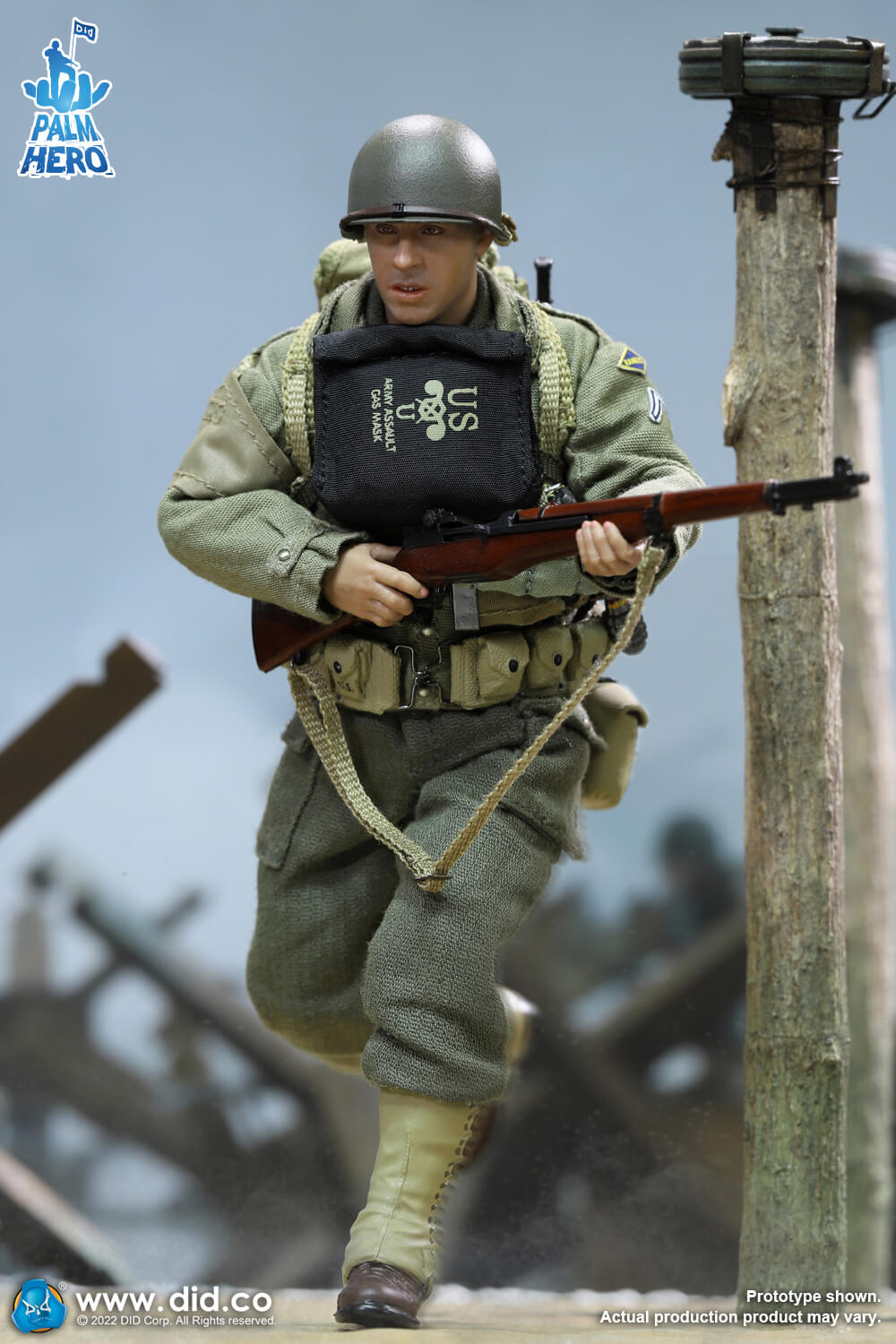 1/12 Scale Palm Hero Series WWII US 2nd Ranger Battalion Series 3 – Private Caparzo - NIB DID XA80011
