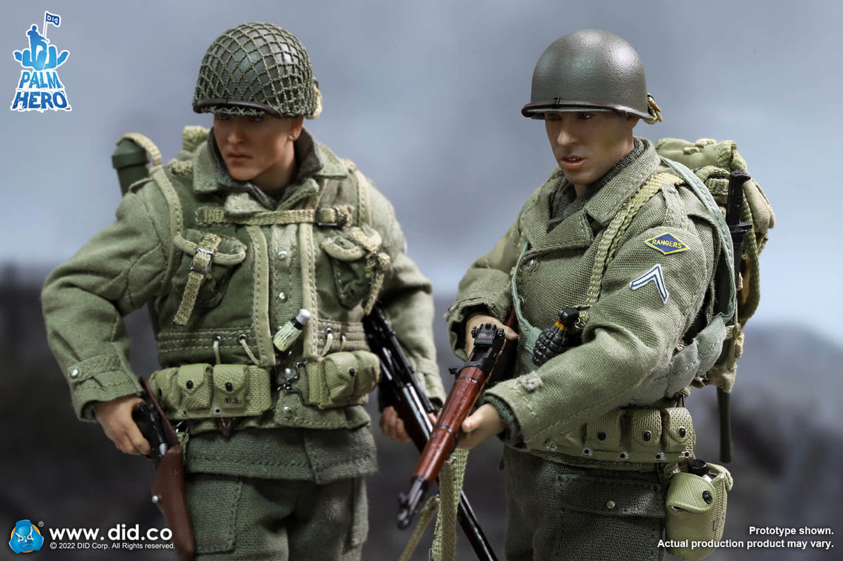 1/12 Scale Palm Hero Series WWII US 2nd Ranger Battalion Series 3 – Private Caparzo - NIB DID XA80011