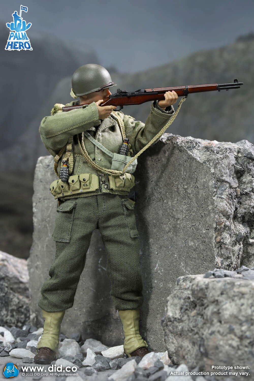 1/12 Scale Palm Hero Series WWII US 2nd Ranger Battalion Series 3 – Private Caparzo - NIB DID XA80011