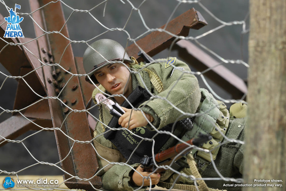 1/12 Scale Palm Hero Series WWII US 2nd Ranger Battalion Series 3 – Private Caparzo - NIB DID XA80011