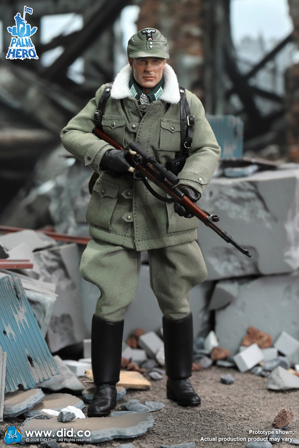 1/12 Scale WWII German - Major Erwin König - NIB DID XD80036