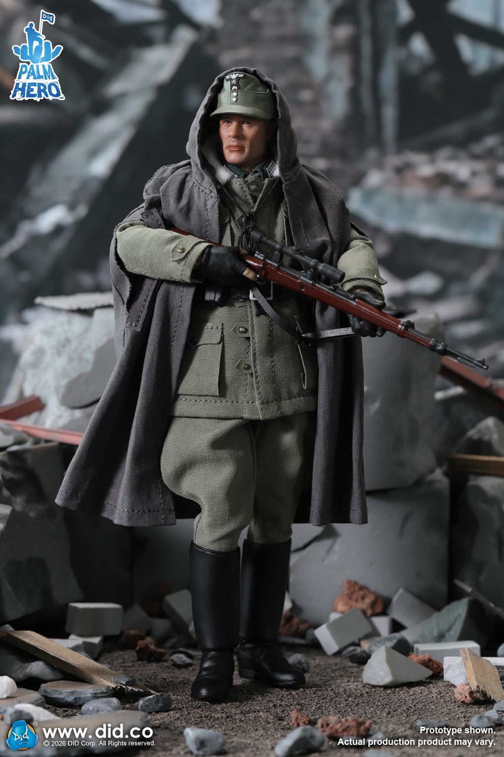 1/12 Scale WWII German - Major Erwin König - NIB DID XD80036