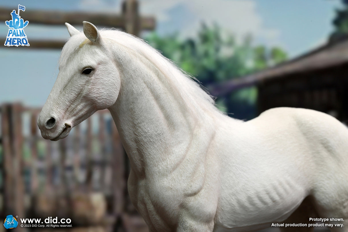 1/12 Scale Palm Hero Series White Horse - NIB DID XH80021