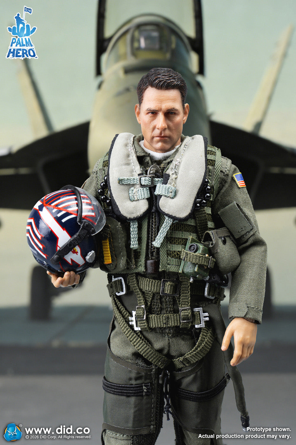 1/12 Scale The US Navy F/A-18E Pilot - Captain Mitchell - NIB DID XM80031 - Fighter Weapons School Instructor