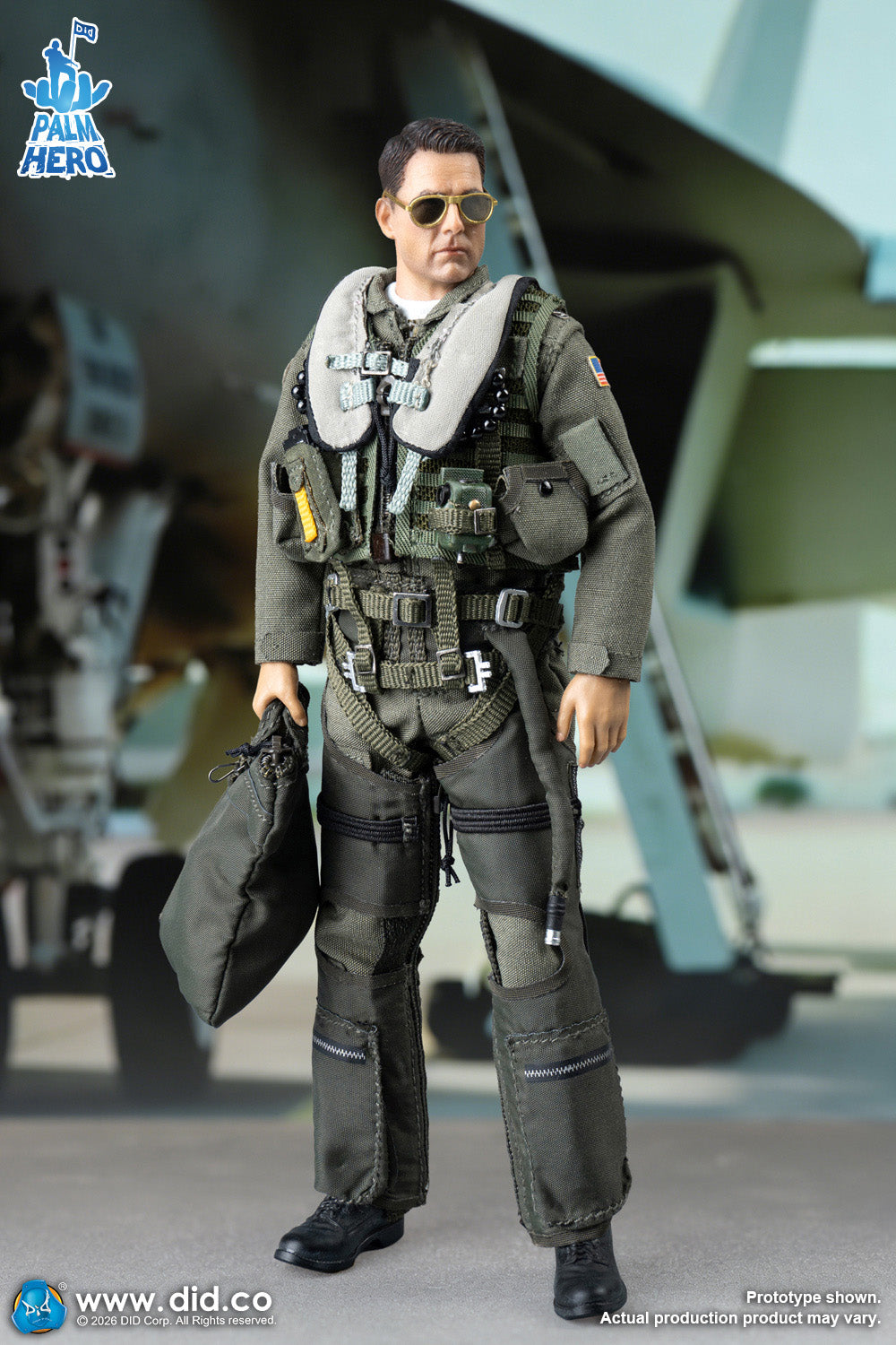 1/12 Scale The US Navy F/A-18E Pilot - Captain Mitchell - NIB DID XM80031 - Fighter Weapons School Instructor