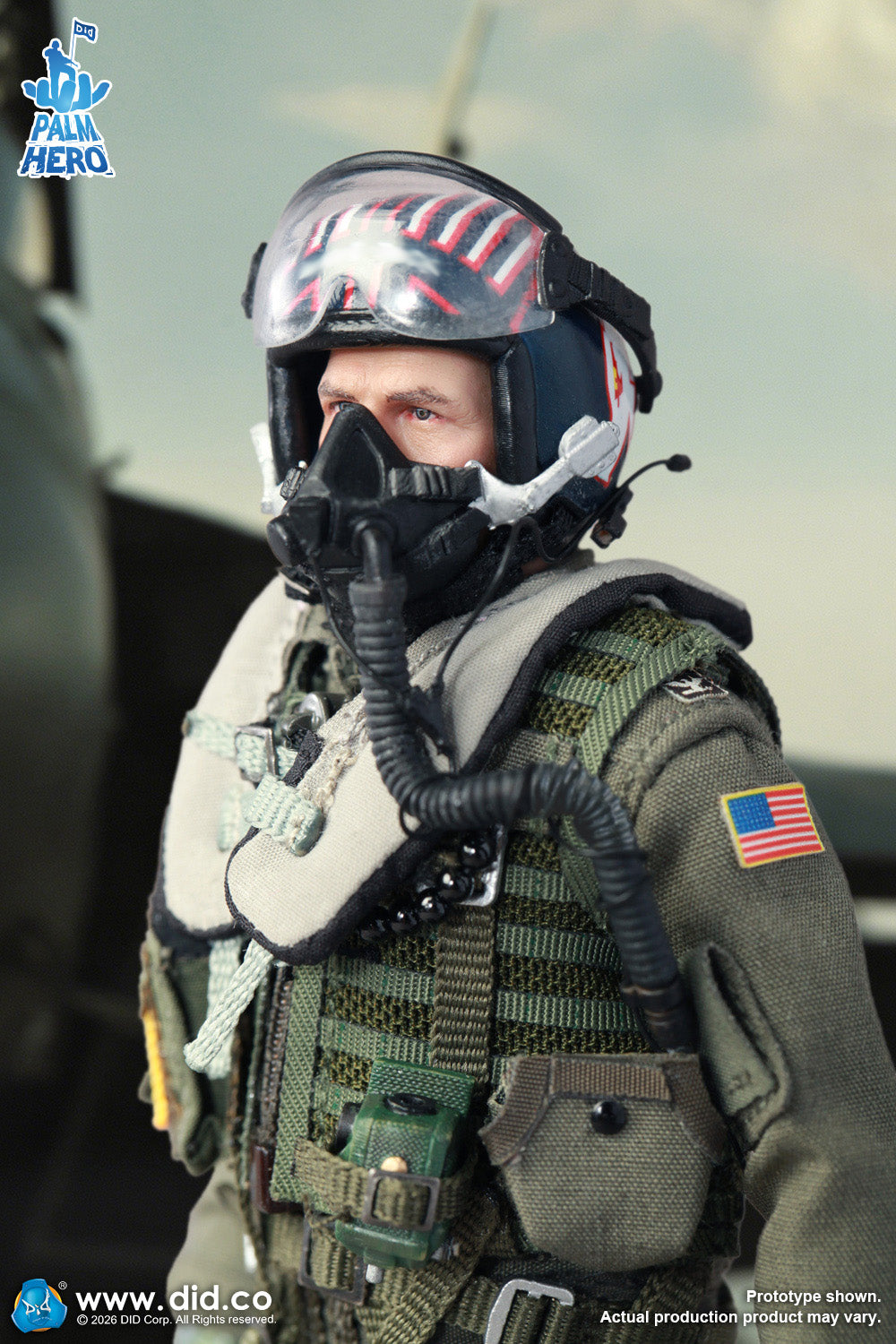 1/12 Scale The US Navy F/A-18E Pilot - Captain Mitchell - NIB DID XM80031 - Fighter Weapons School Instructor
