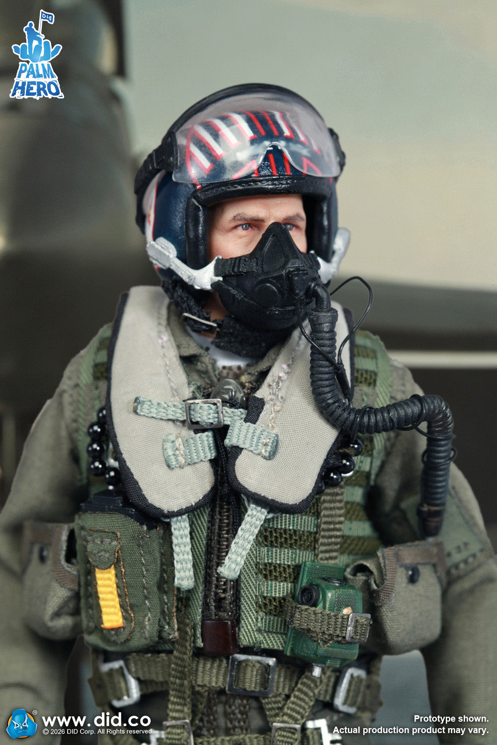 1/12 Scale The US Navy F/A-18E Pilot - Captain Mitchell - NIB DID XM80031 - Fighter Weapons School Instructor