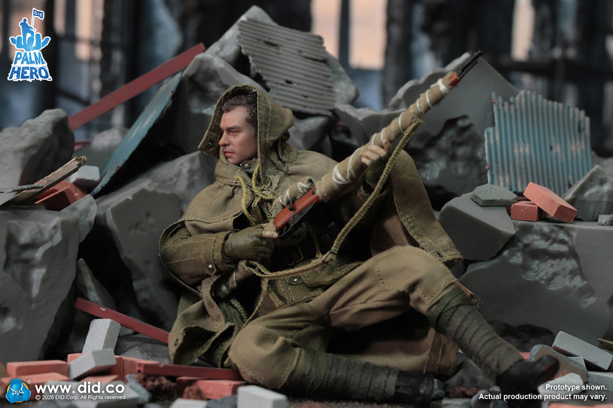 1/12 Scale WWII Russian Sniper - Vasily Zaitsev - NIB DID XR80037