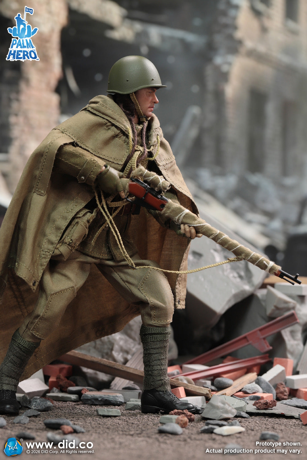1/12 Scale WWII Russian Sniper - Vasily Zaitsev - NIB DID XR80037