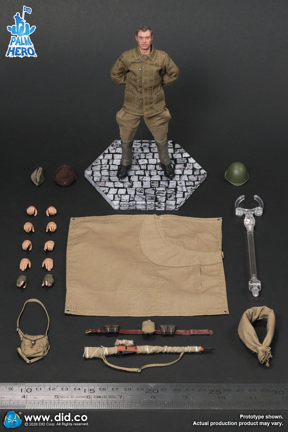 1/12 Scale WWII Russian Sniper - Vasily Zaitsev - NIB DID XR80037