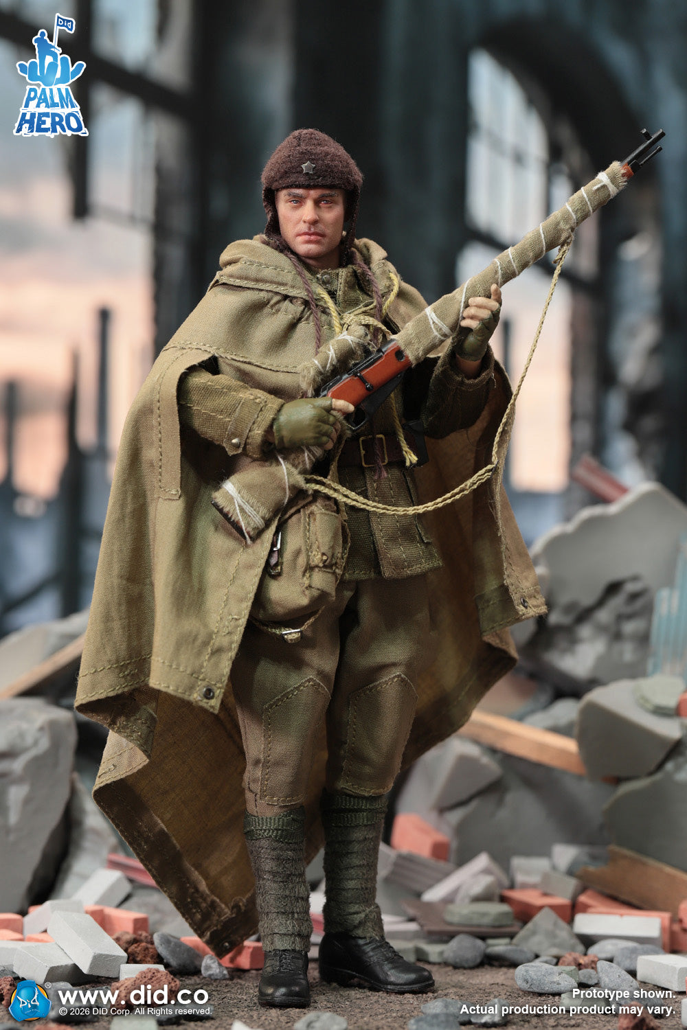 1/12 Scale WWII Russian Sniper - Vasily Zaitsev - NIB DID XR80037