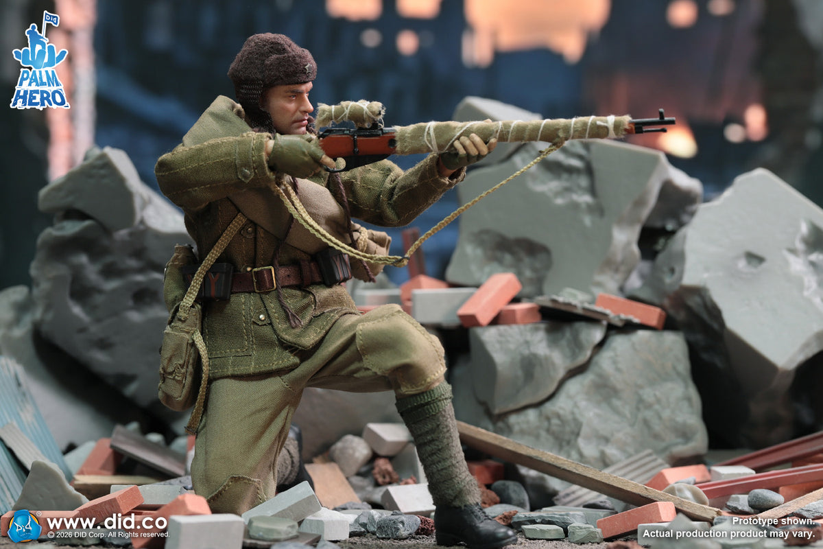1/12 Scale WWII Russian Sniper - Vasily Zaitsev - NIB DID XR80037