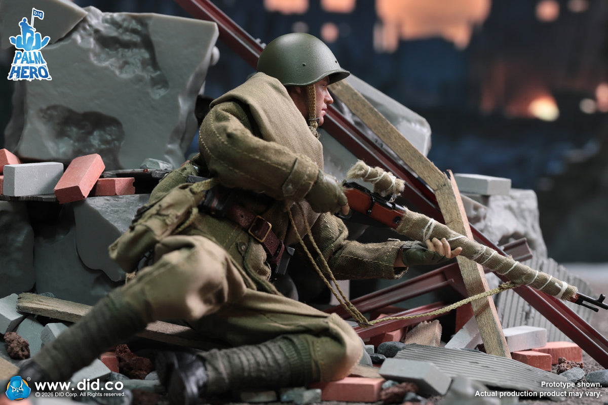 1/12 Scale WWII Russian Sniper - Vasily Zaitsev - NIB DID XR80037