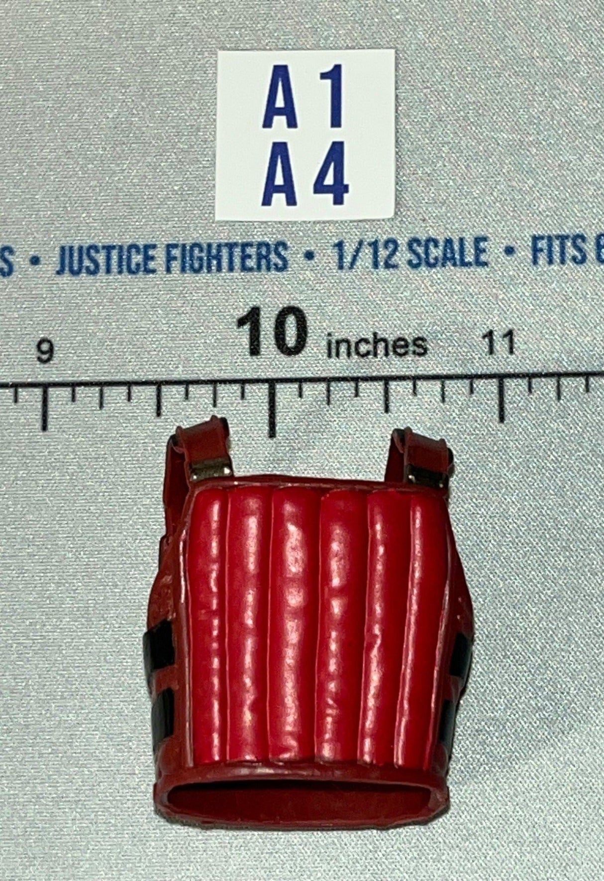 1/12 Scale Modern Era Cobra Red Tactical Vest Body Armor - GI Joe Classified Scrapiron