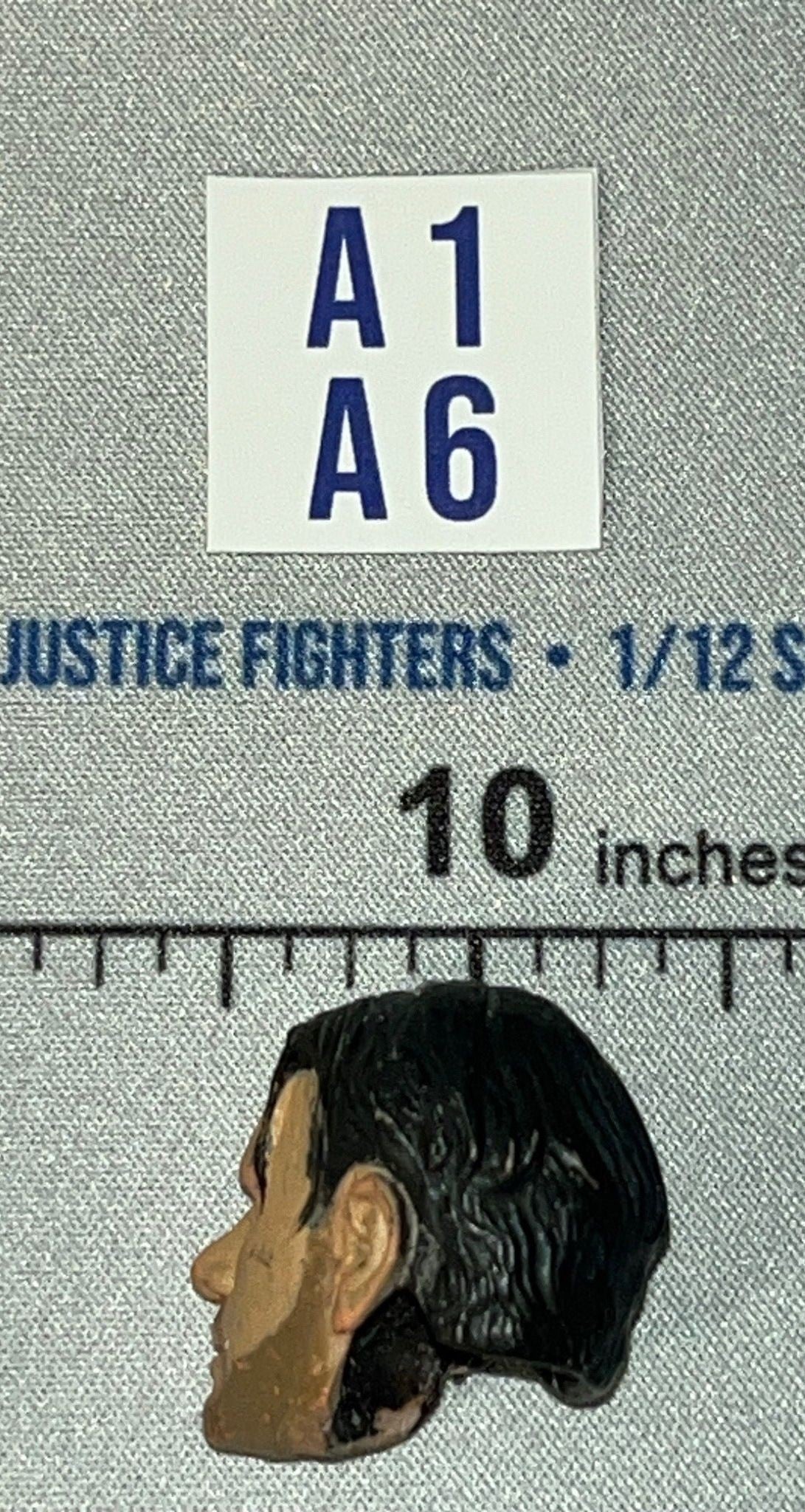 1/12 Scale Male Head Sculpt with Battle Damage
