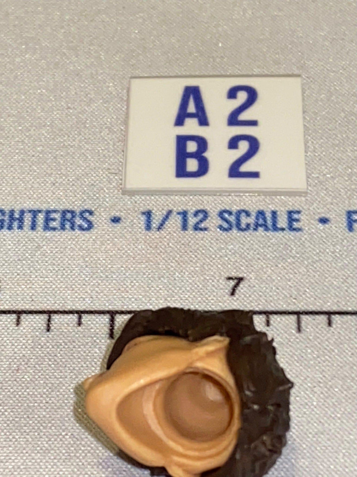 1/12 Scale Female Head Sculpt with Short Dark Hair - GI Joe Classified