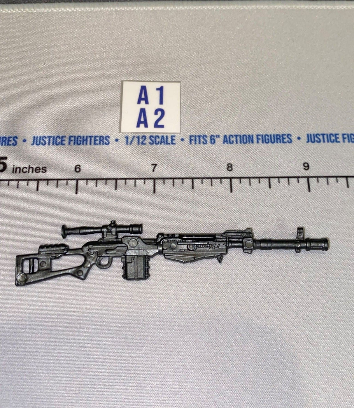 1/12 Scale Modern Era Designated Marksman Rifle with Scope - GI Joe Classified
