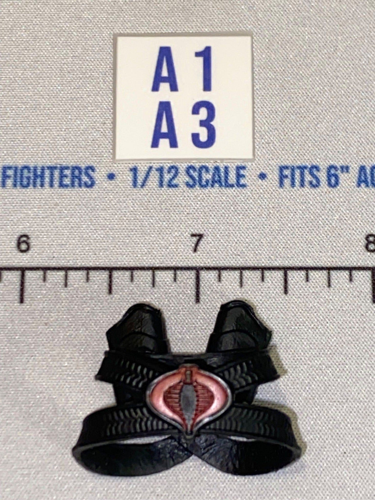 1/12 Scale Cobra Female Chest Armor - GI Joe Classified