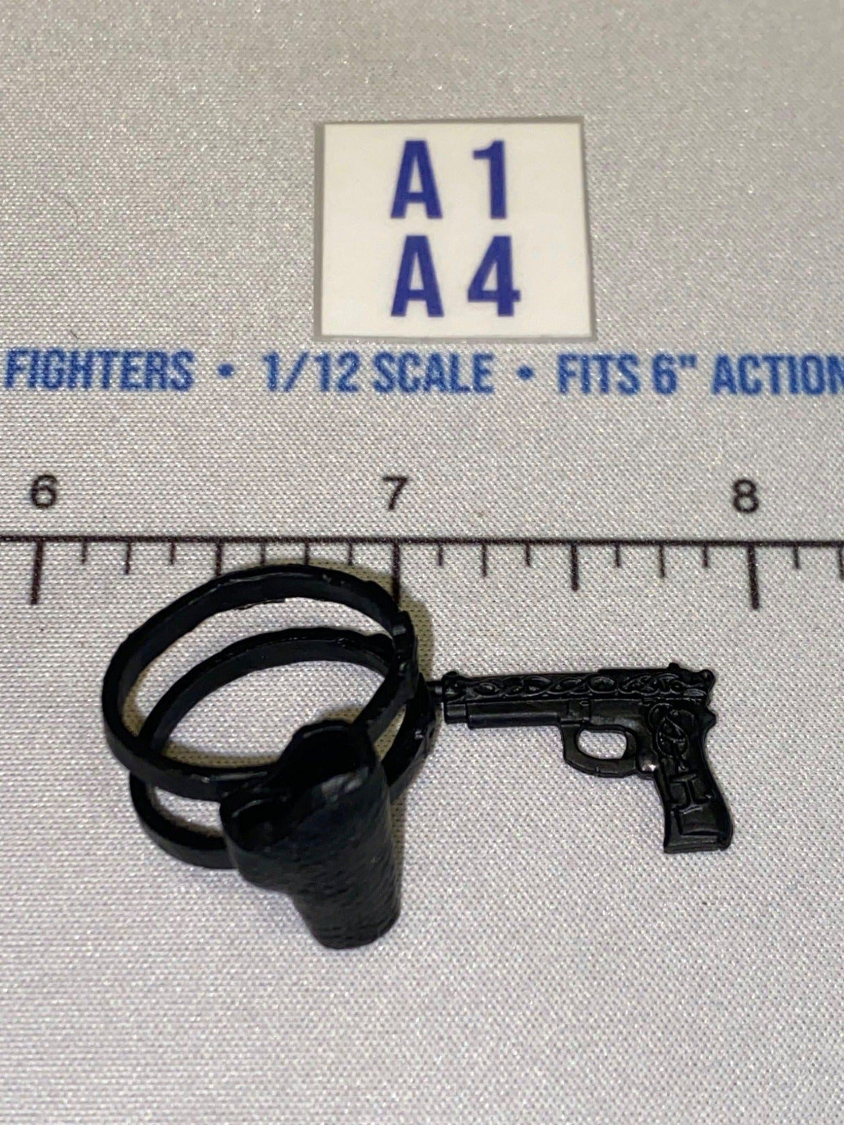 1/12 Scale Modern Era Pistol and Belt Holster Set - GI Joe Classified
