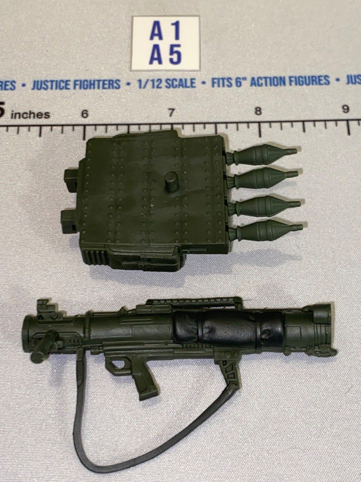 1/12 Scale GI Joe Classified Modern Era Rocket Launcher with Backpack and Rockets
