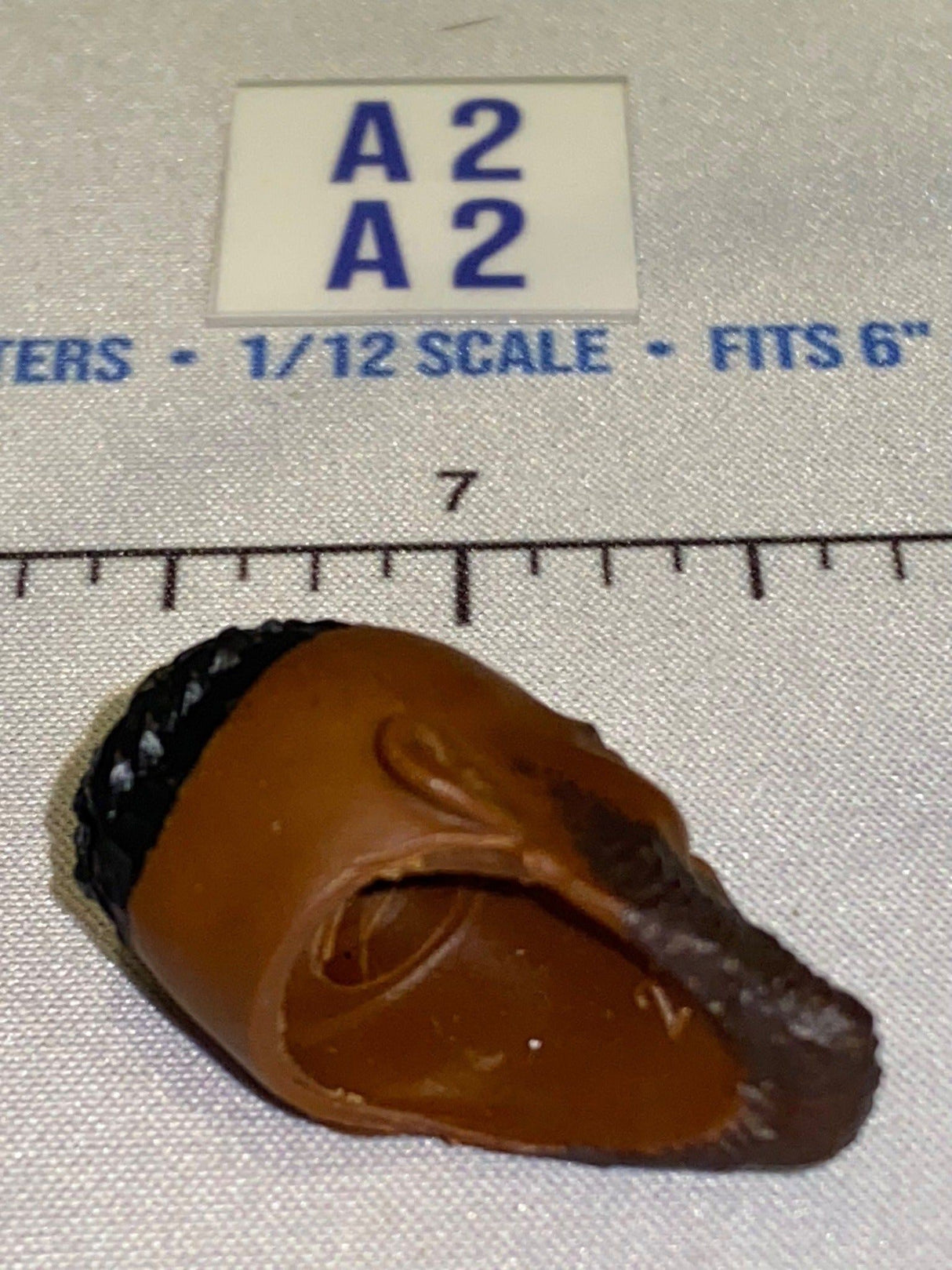 1/12 Scale Male Head Sculpt with Short Hair and Beard - Mattel WWE